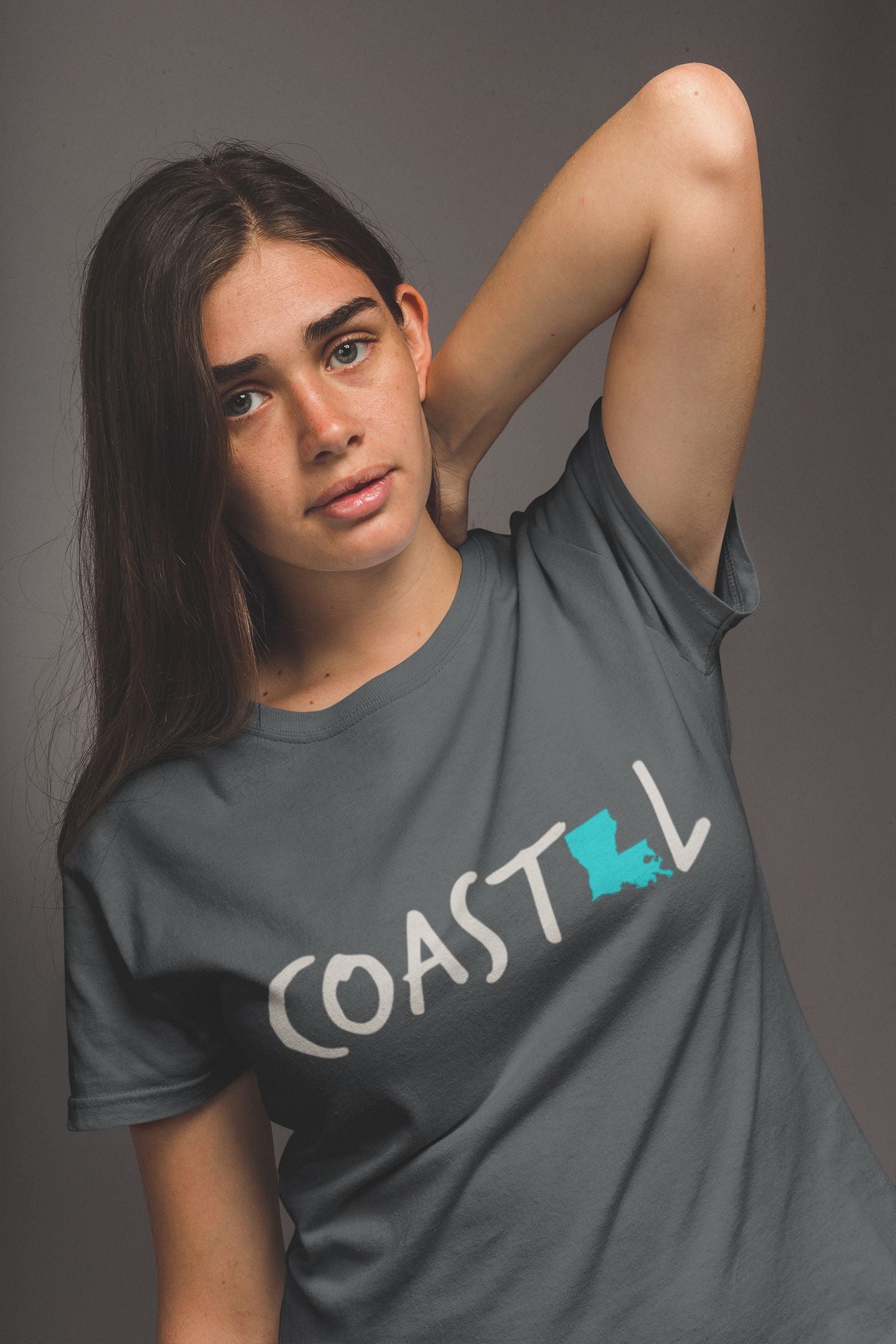 Coastal Louisiana Silver Sand Unisex Jersey Tee