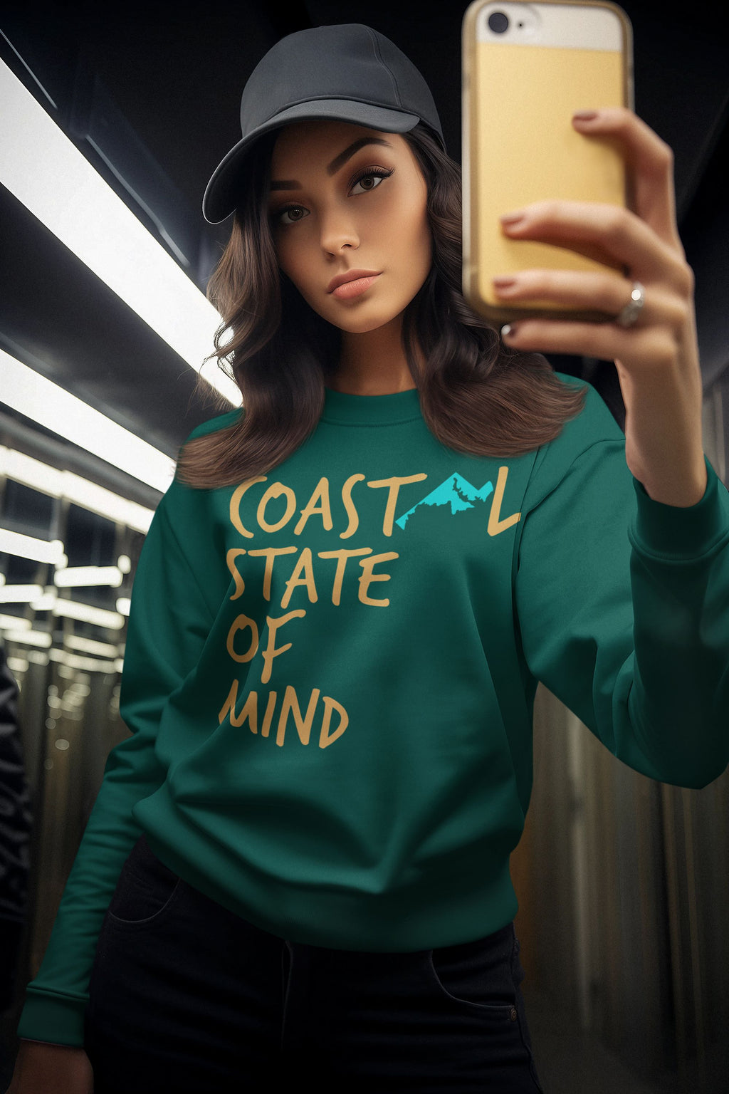 Coastal State of Mind Maryland Driftwood Unisex Sweatshirt