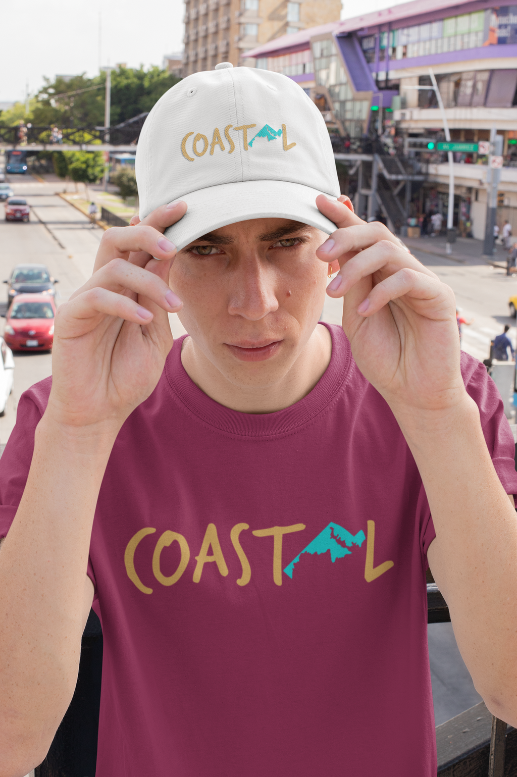 Coastal Maryland Beachcomber Sunset Gold Hat