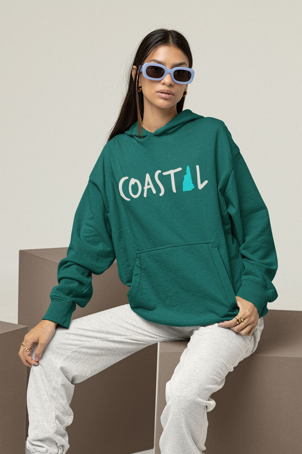 Coastal New Hampshire Waverider Supreme Unisex Hoodie