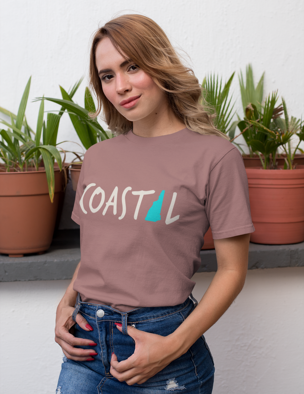 Coastal New Hampshire Silver Sand Unisex Jersey Tee