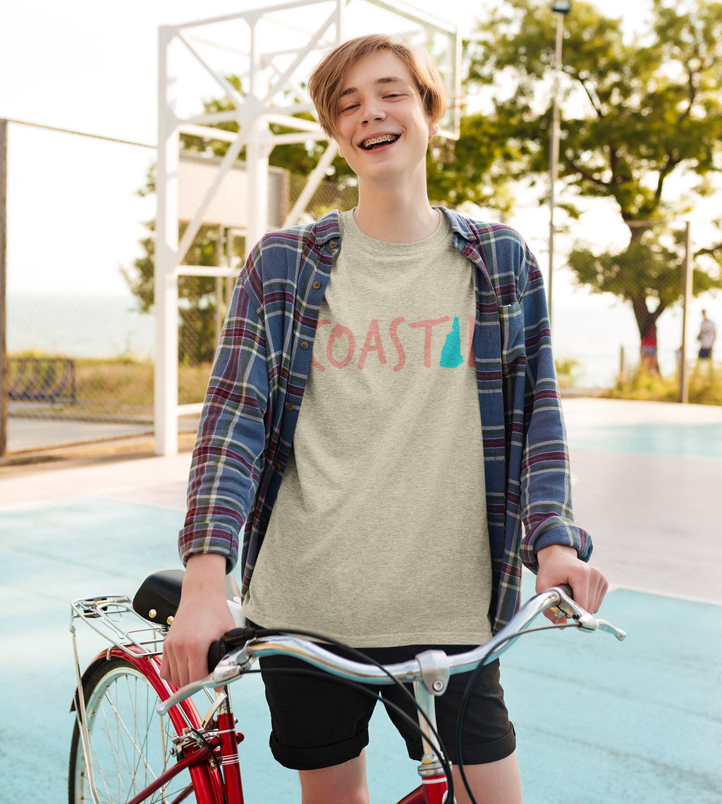 Coastal New Hampshire Sunset Red Unisex Jersey Tee