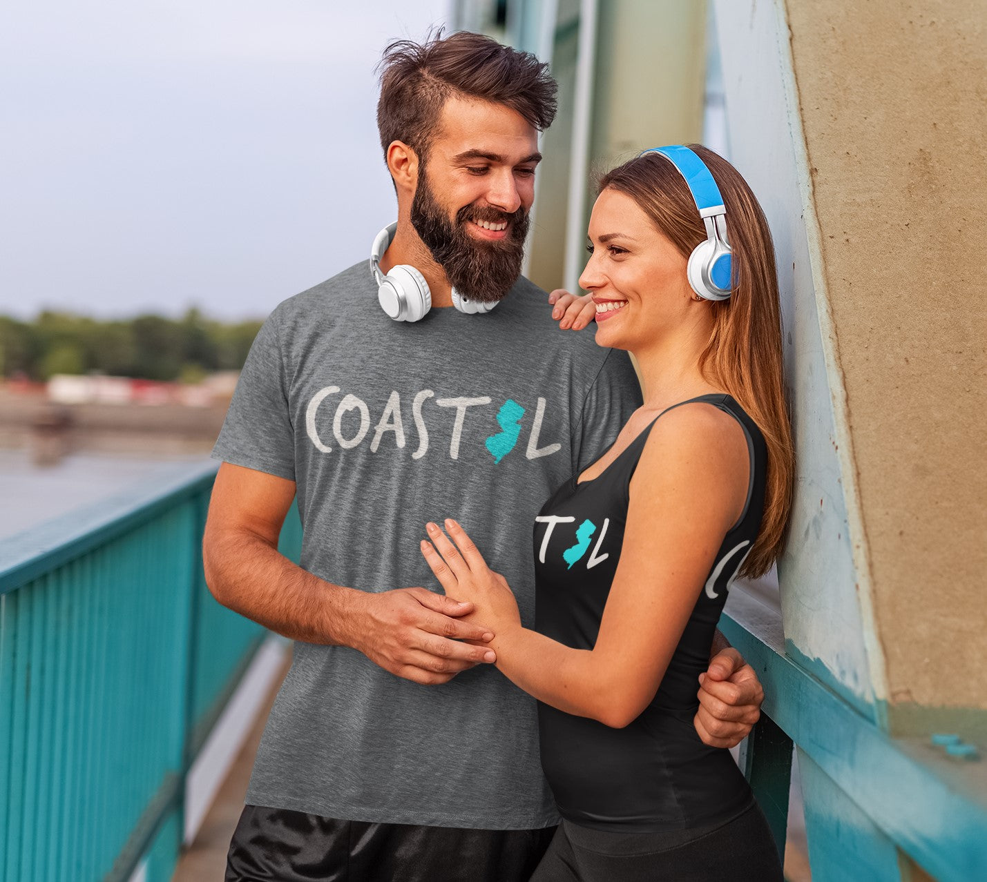 Coastal New Jersey Silver Sand Unisex Jersey Tee