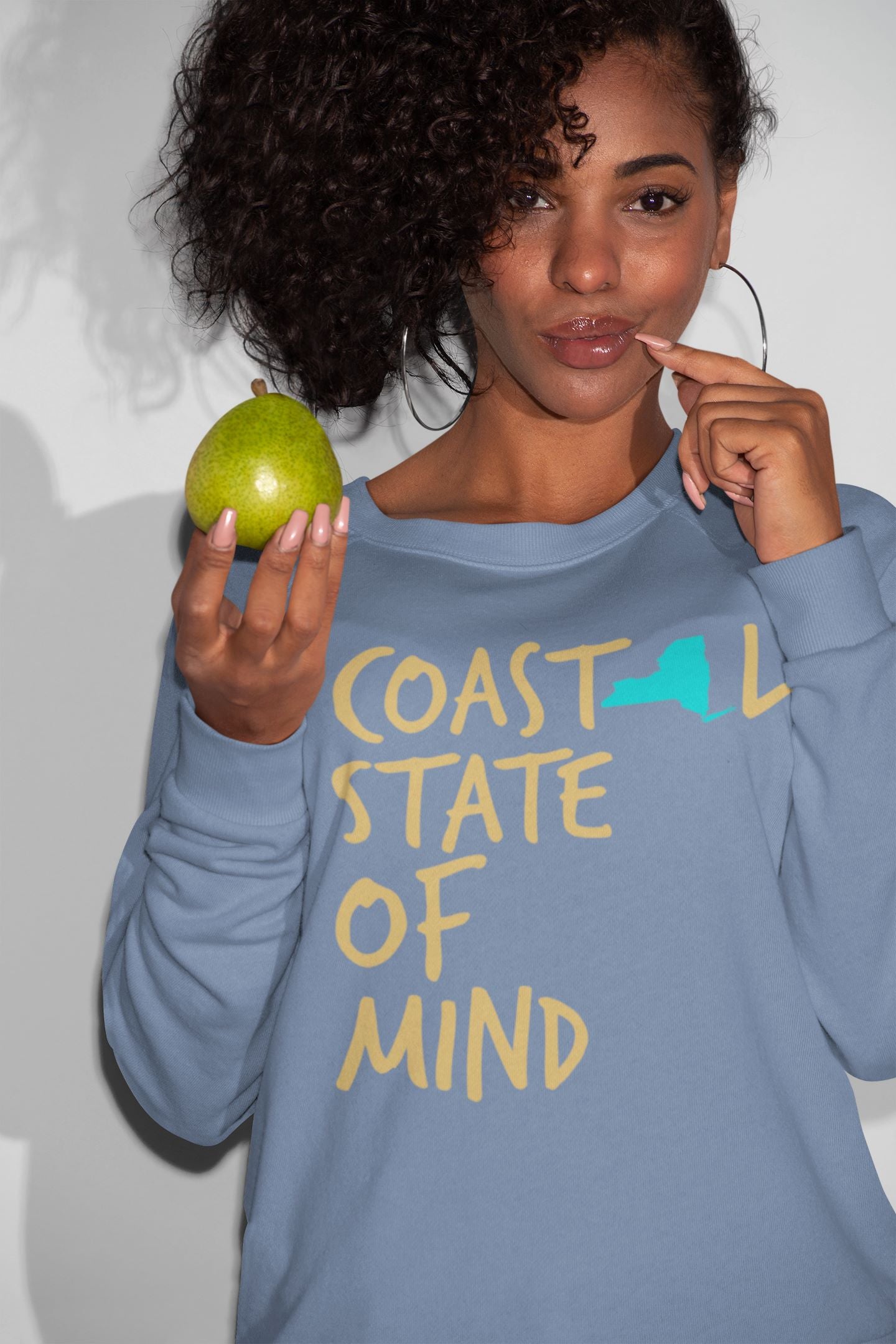 Coastal State of Mind New York Driftwood Unisex Sweatshirt