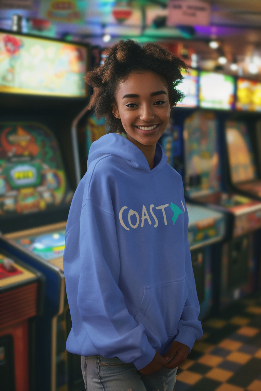 Coastal New York Waverider Supreme Unisex Hoodie