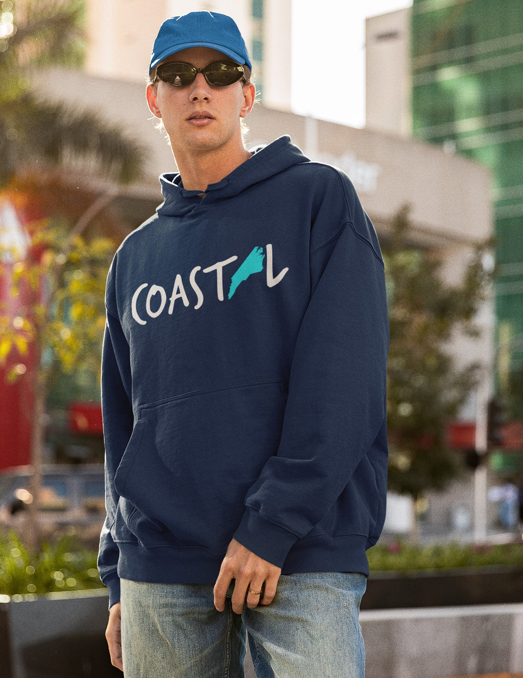 Coastal North Carolina Waverider Supreme Unisex Hoodie