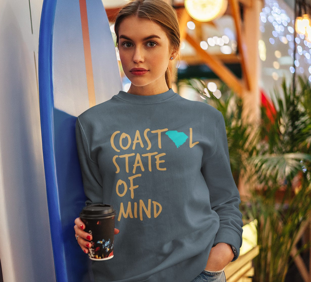 Coastal State of Mind South Carolina Driftwood Unisex Sweatshirt