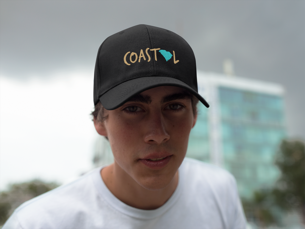Coastal South Carolina Beachcomber Sunset Gold Hat