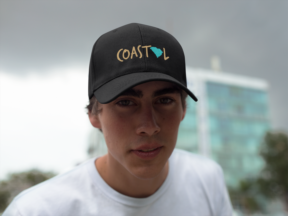 Coastal South Carolina Beachcomber Sunset Gold Hat