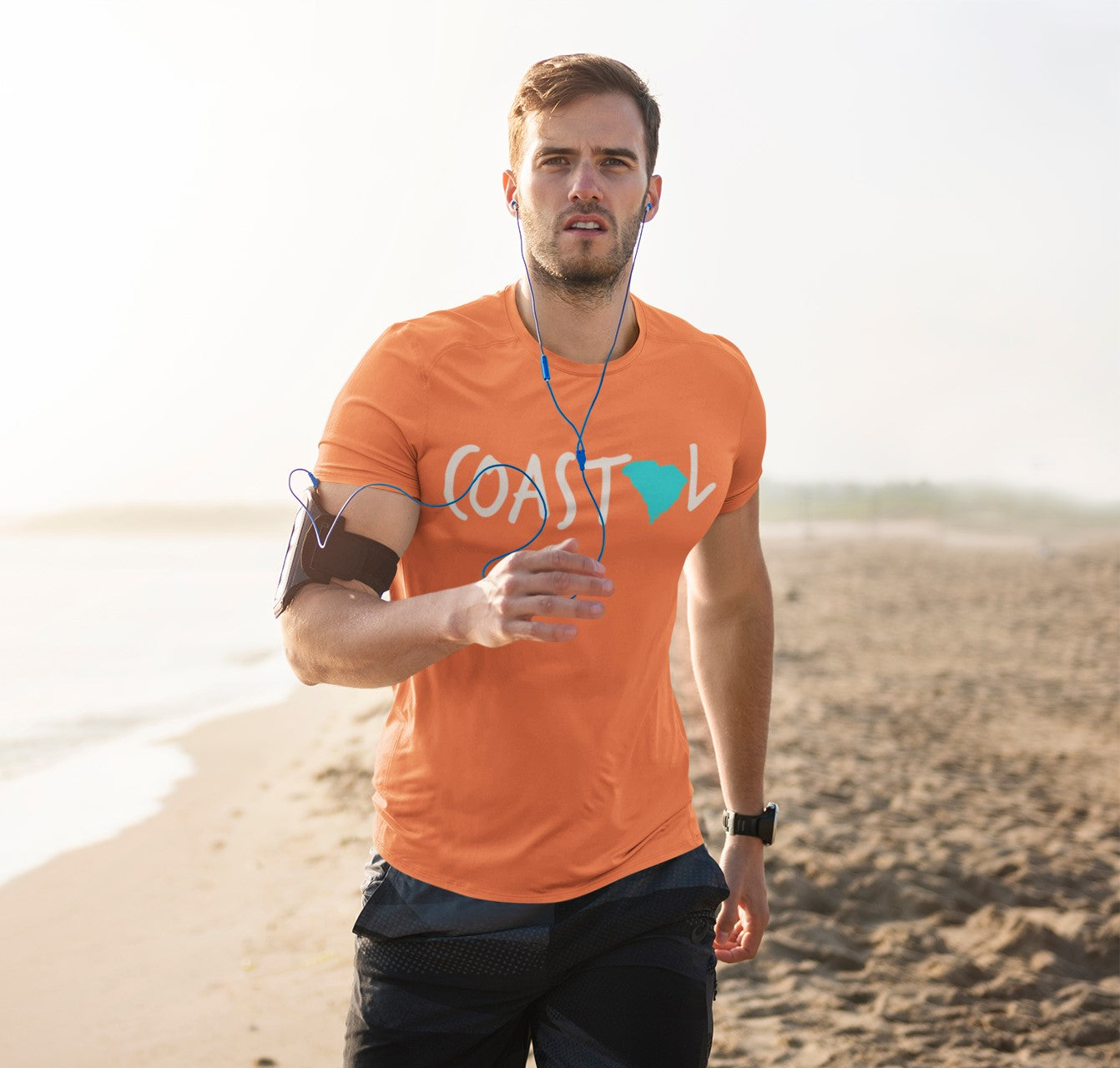 Coastal South Carolina Silver Sand Unisex Jersey Tee