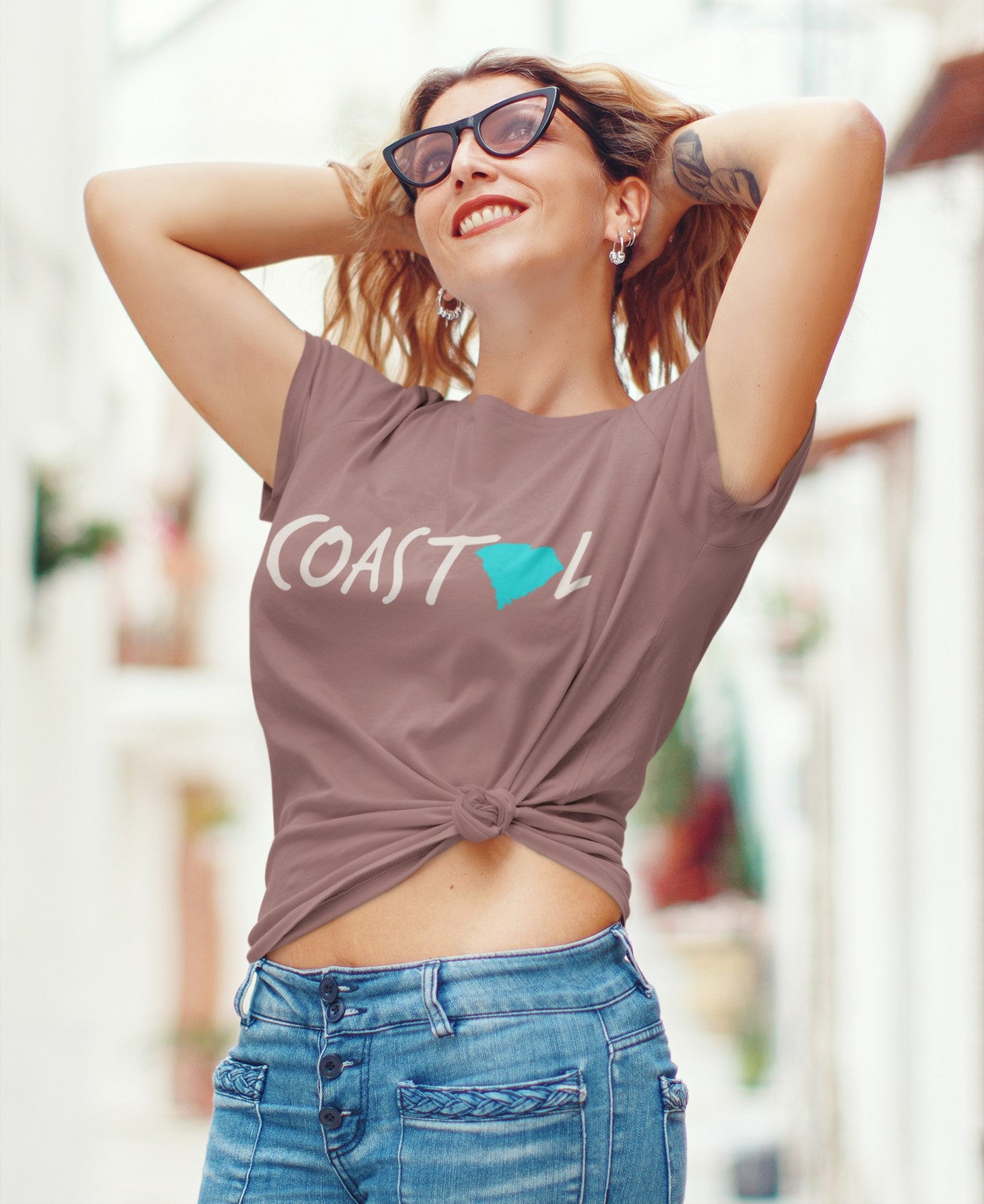 Coastal South Carolina Silver Sand Unisex Jersey Tee
