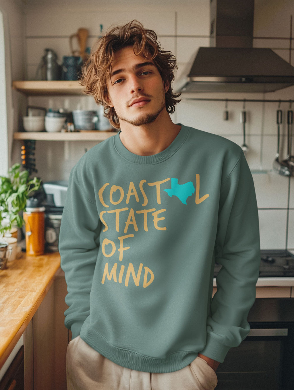 Coastal State of Mind Texas Driftwood Unisex Sweatshirt