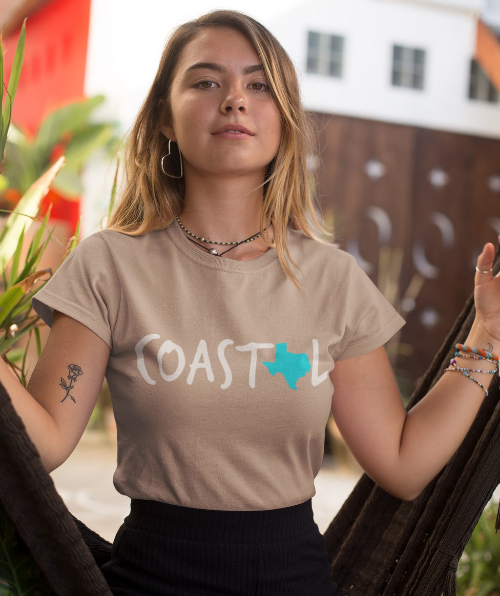 Coastal Texas Silver Sand Unisex Jersey Tee