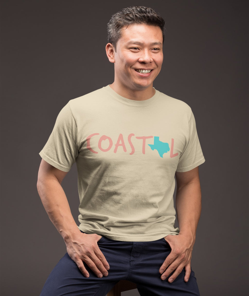 Coastal Texas Sunset Red Unisex Jersey Tee