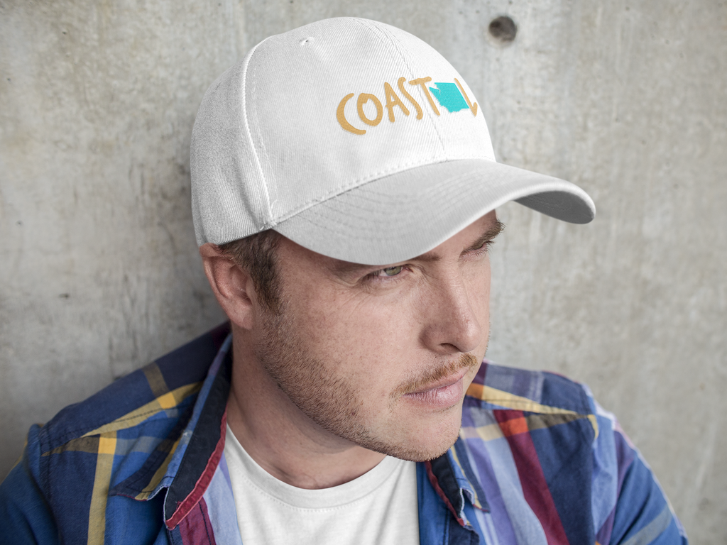 Coastal Washington Beachcomber Sunset Gold Hat