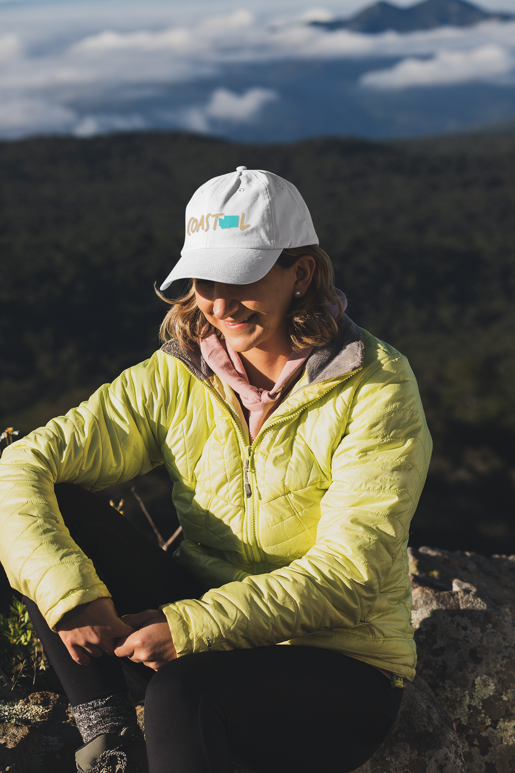 Coastal Washington Beachcomber Sunset Gold Hat