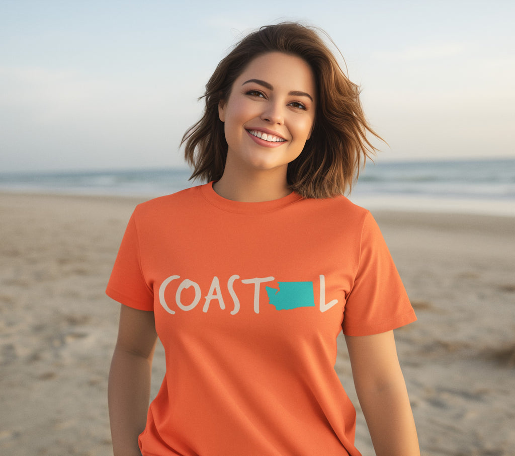 Coastal Washington Silver Sand Unisex Jersey Tee