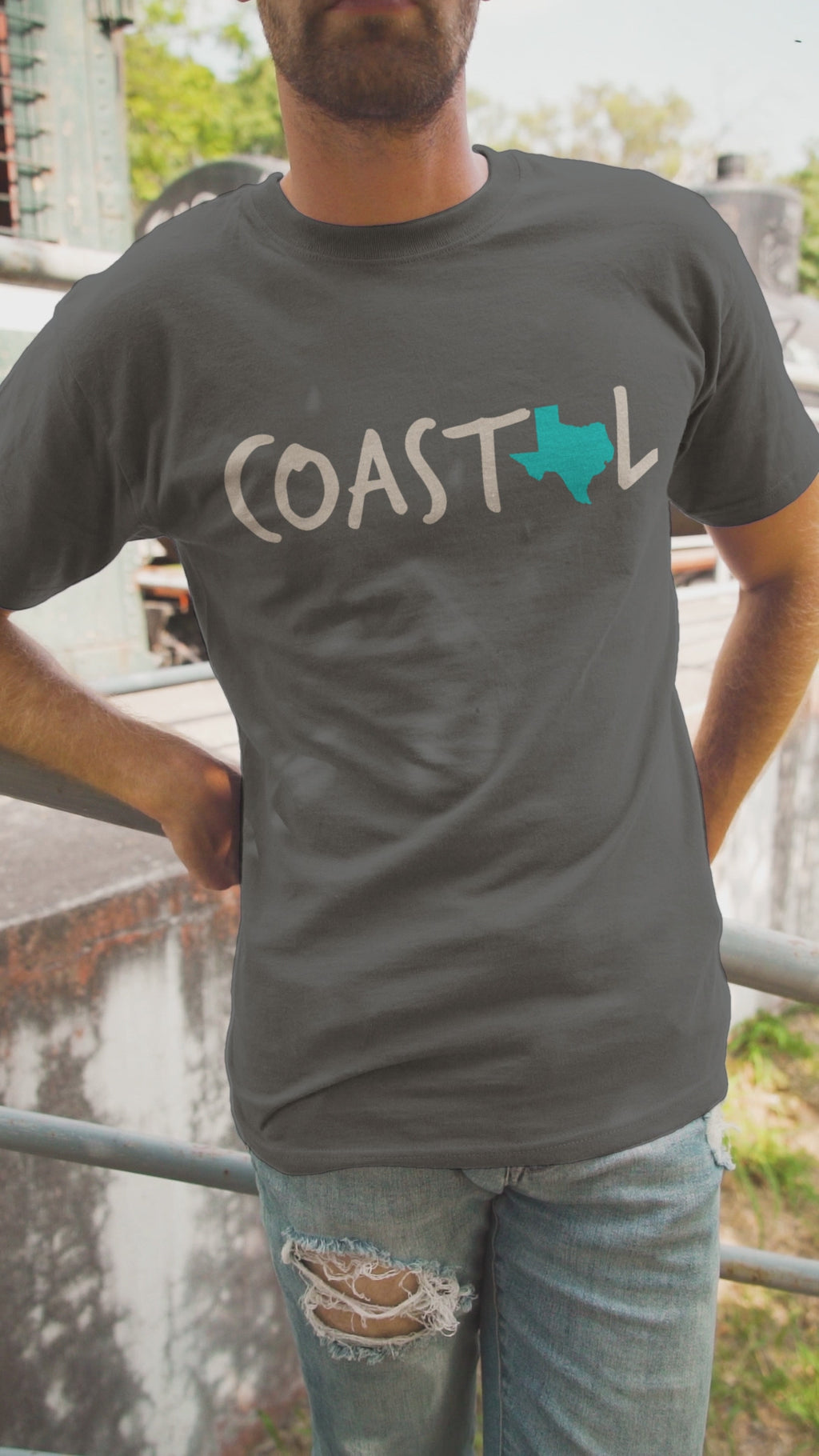 Coastal Texas Silver Sand Unisex Jersey Tee