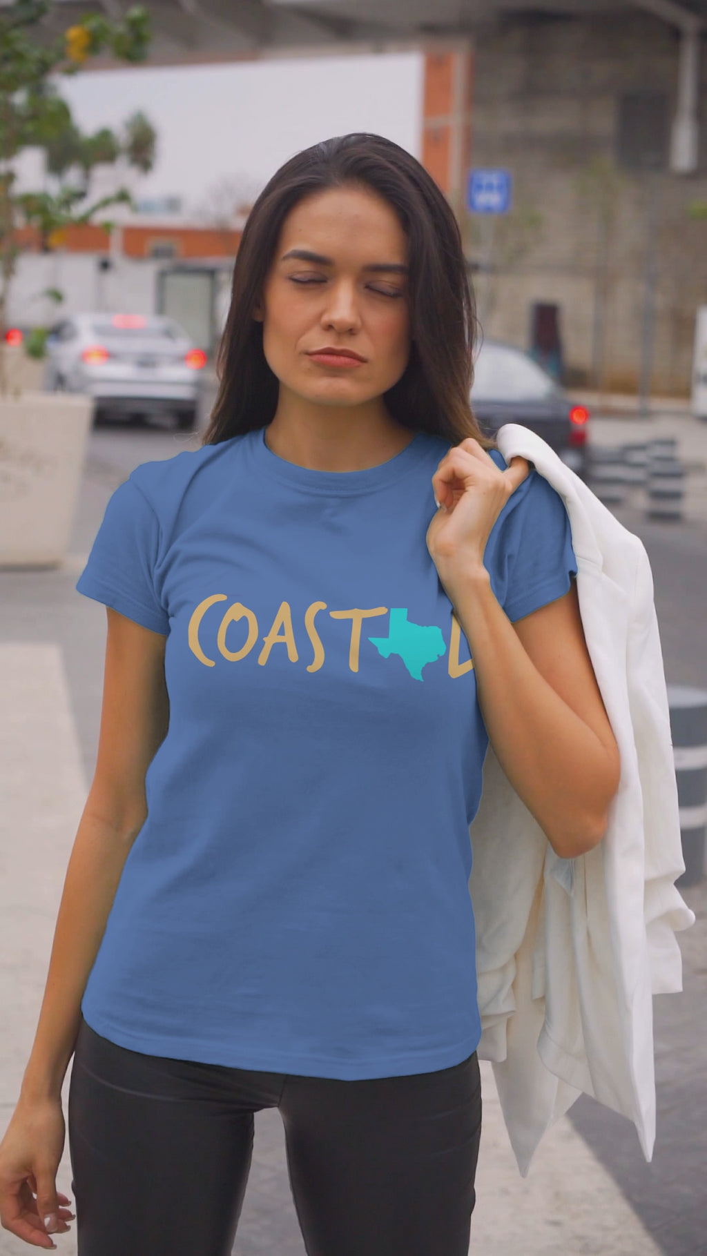 Coastal Texas Sunset Gold Unisex Jersey Tee