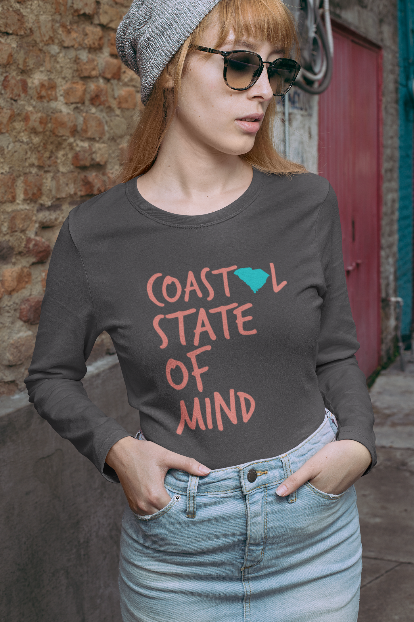 Coastal State of Mind™ South Carolina Unisex Long Sleeve Tee