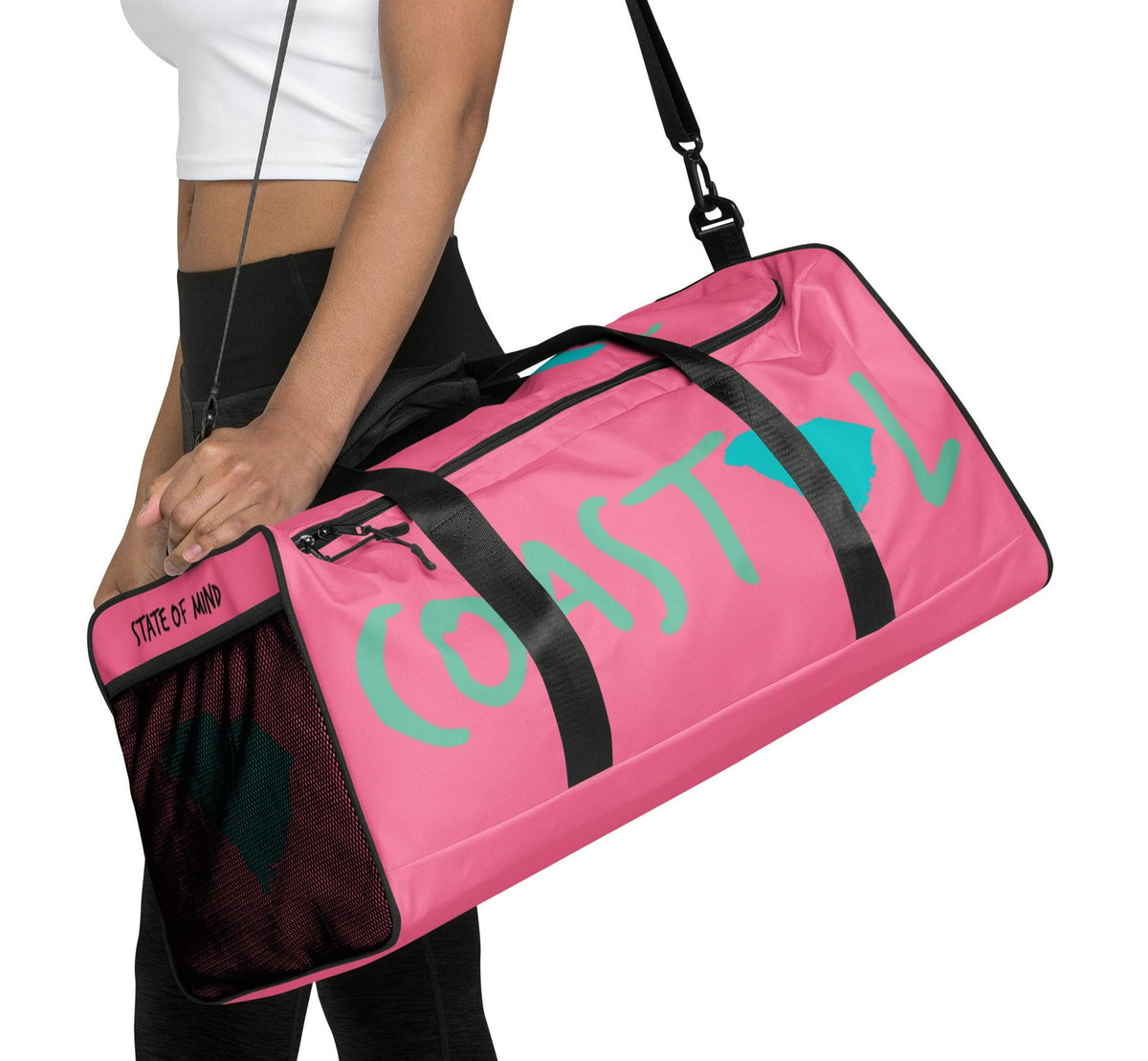 Coastal South Carolina™ Rainbow Row Duffel Bag