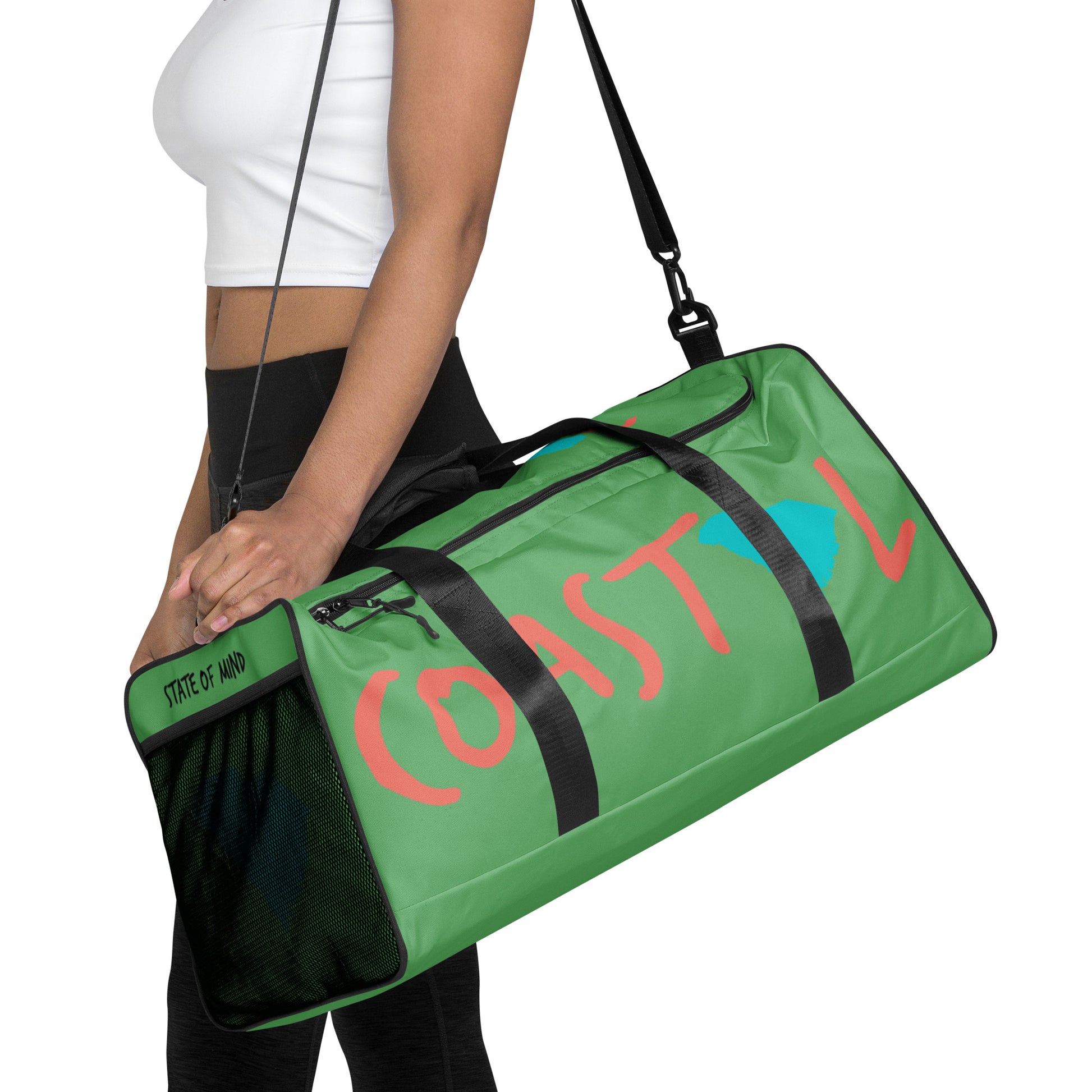 Coastal South Carolina™ Rainbow Row Duffel Bag