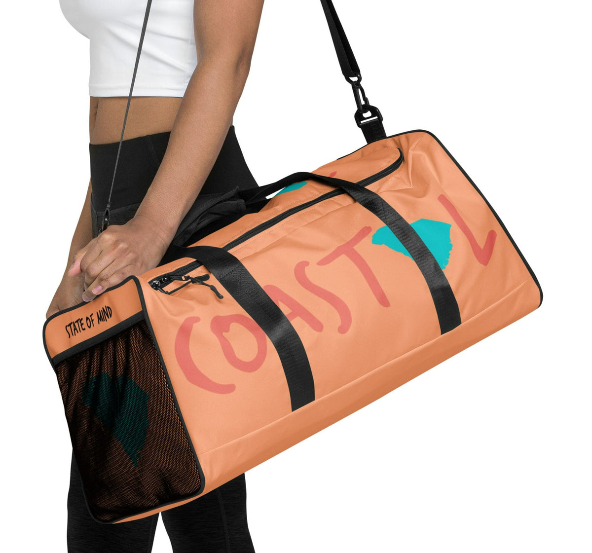 Coastal South Carolina™ Rainbow Row Duffel Bag