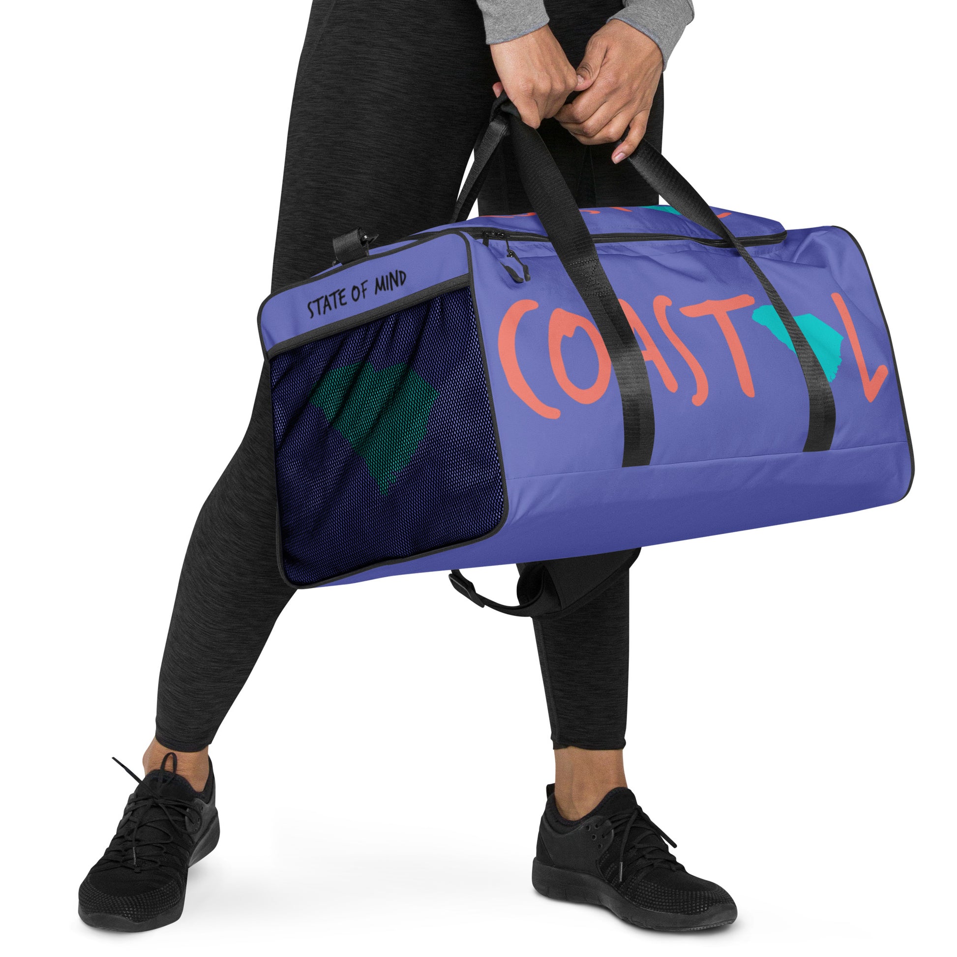Coastal South Carolina™ Rainbow Row Duffel Bag