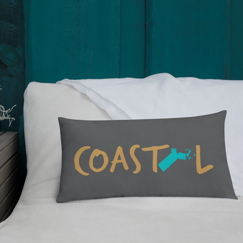 Coastal Massachusetts™ Beach Accent Pillow