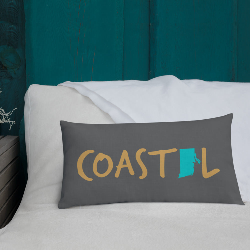 Coastal Rhode Island™ Beach Accent Pillow