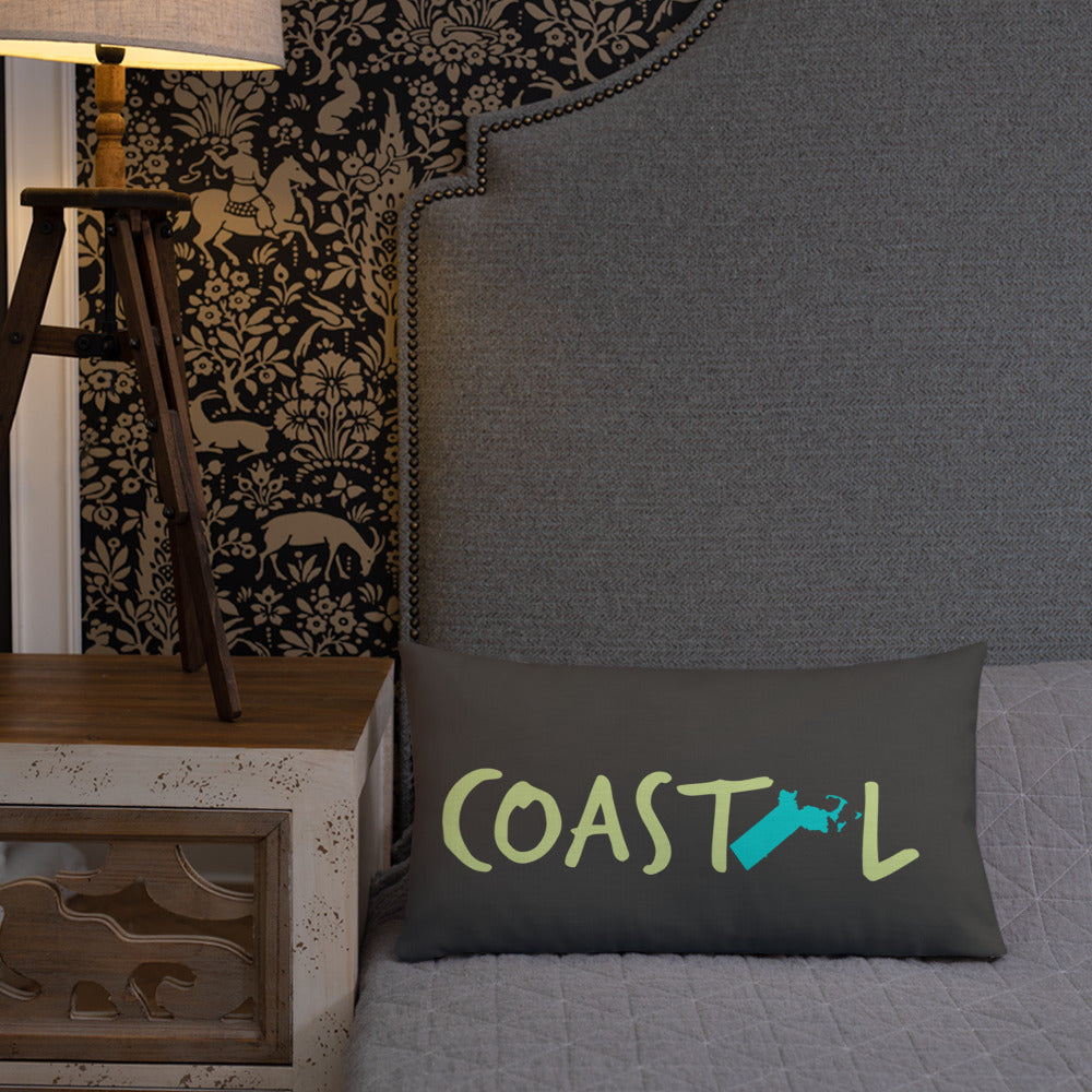 Coastal Massachusetts™ Beach Accent Pillow