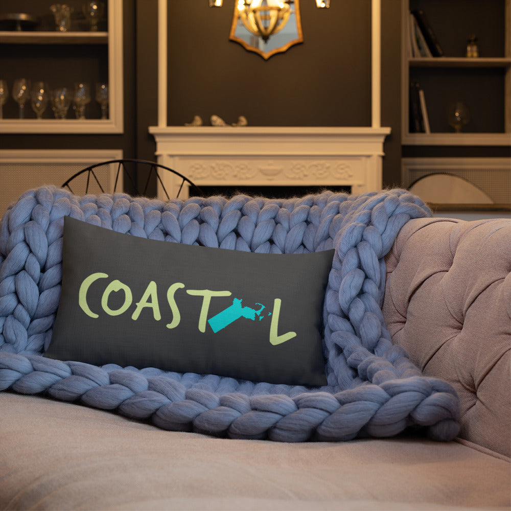 Coastal Massachusetts™ Beach Accent Pillow