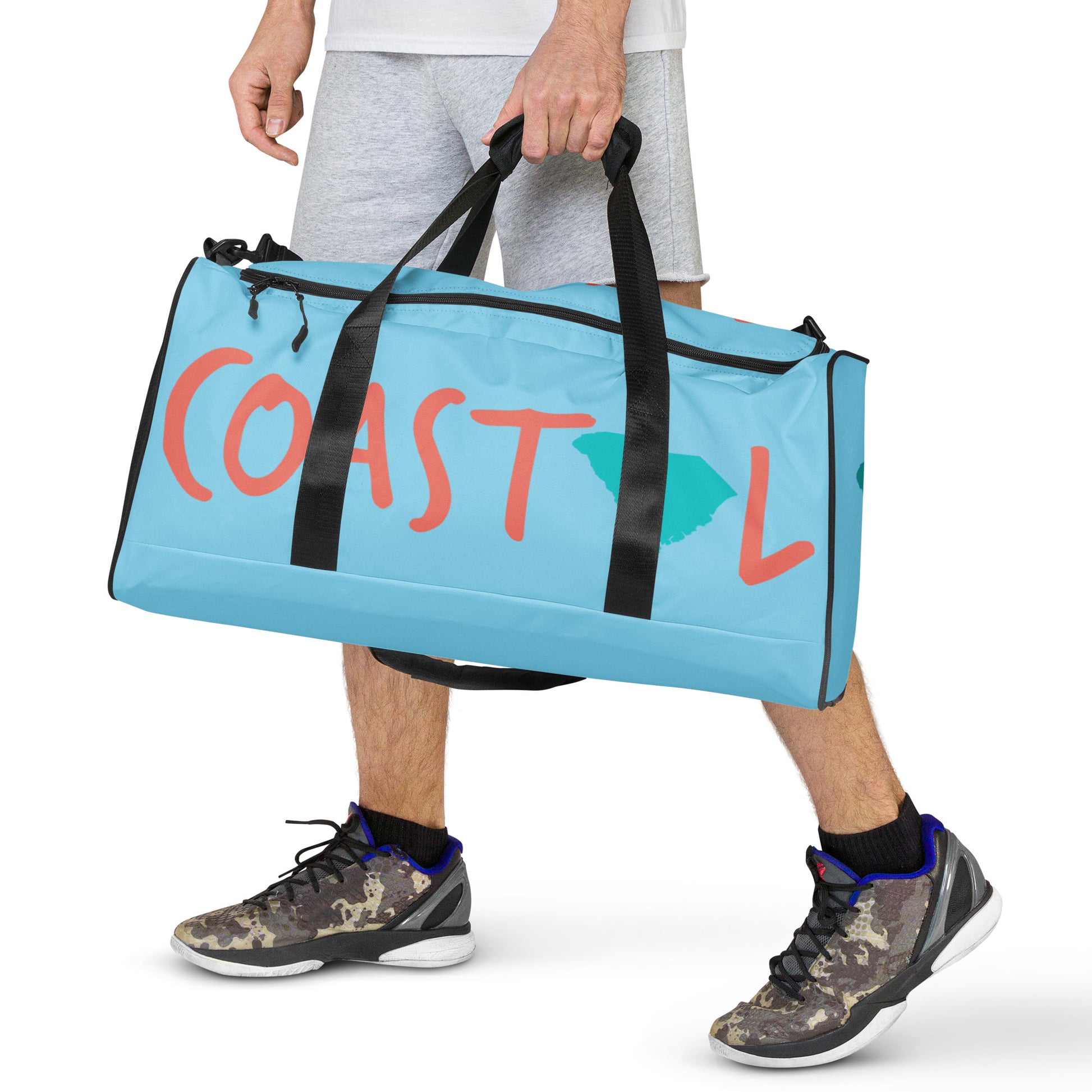 Coastal South Carolina™ Rainbow Row Duffel Bag