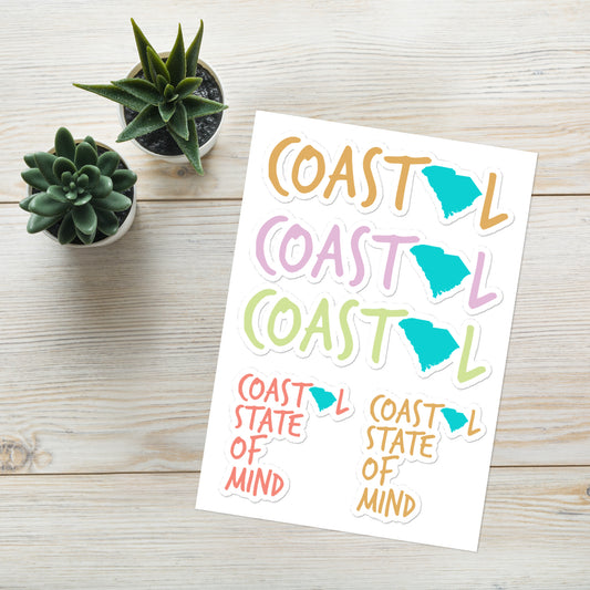 Coastal South Carolina™ Sticker sheet