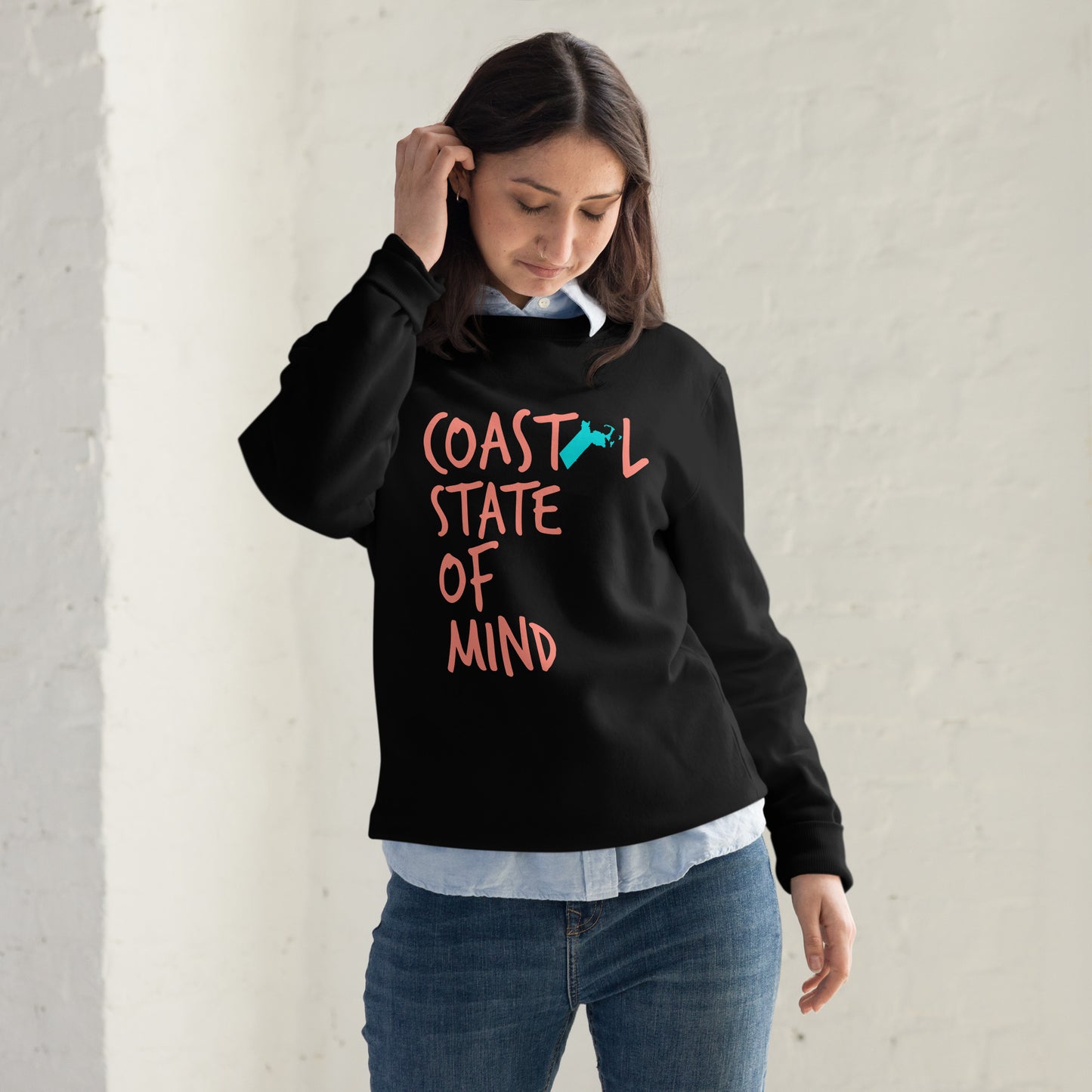 Coastal State of Mind Massachusetts™ Fashion Sweatshirt