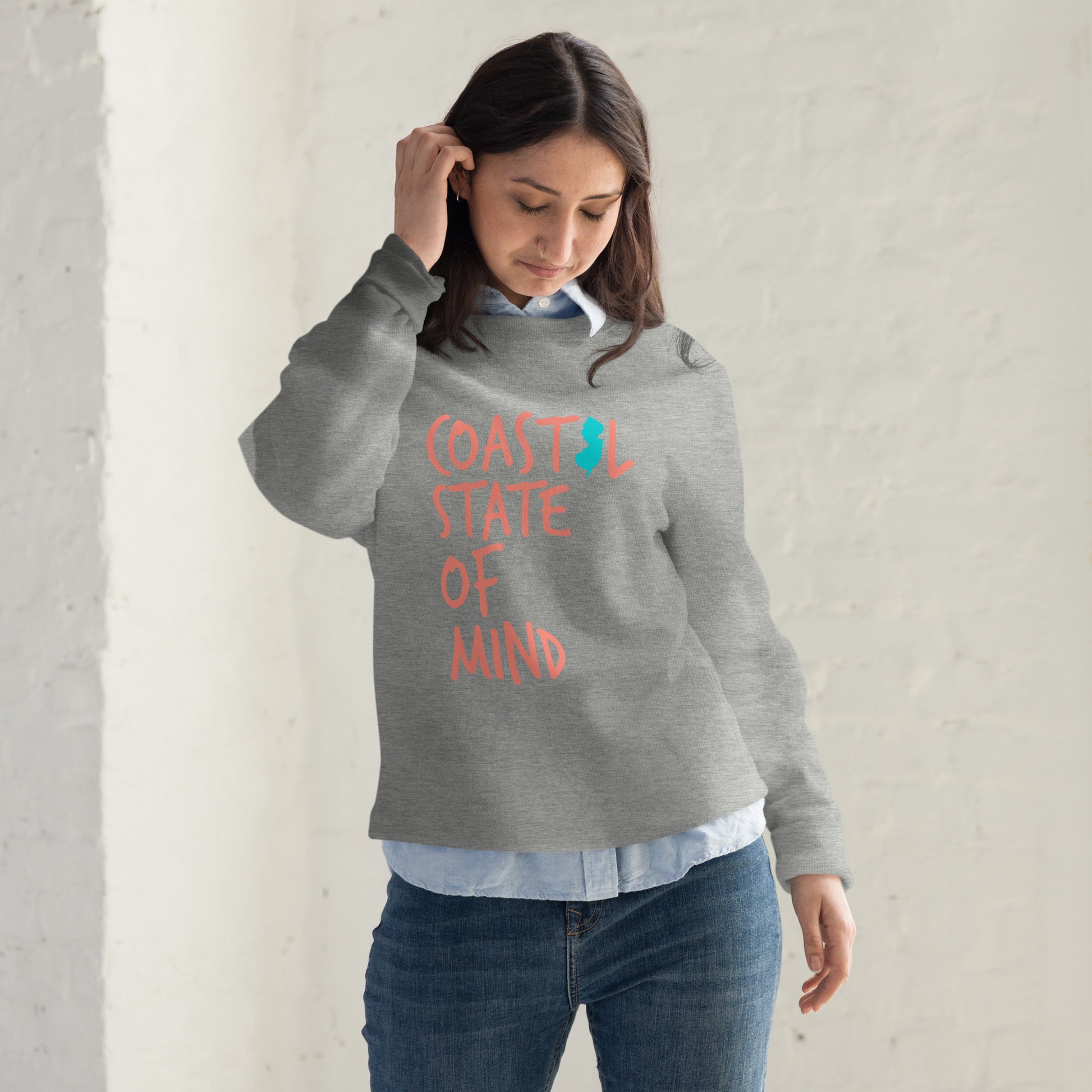 Coastal State of Mind New Jersey™ Fashion Sweatshirt