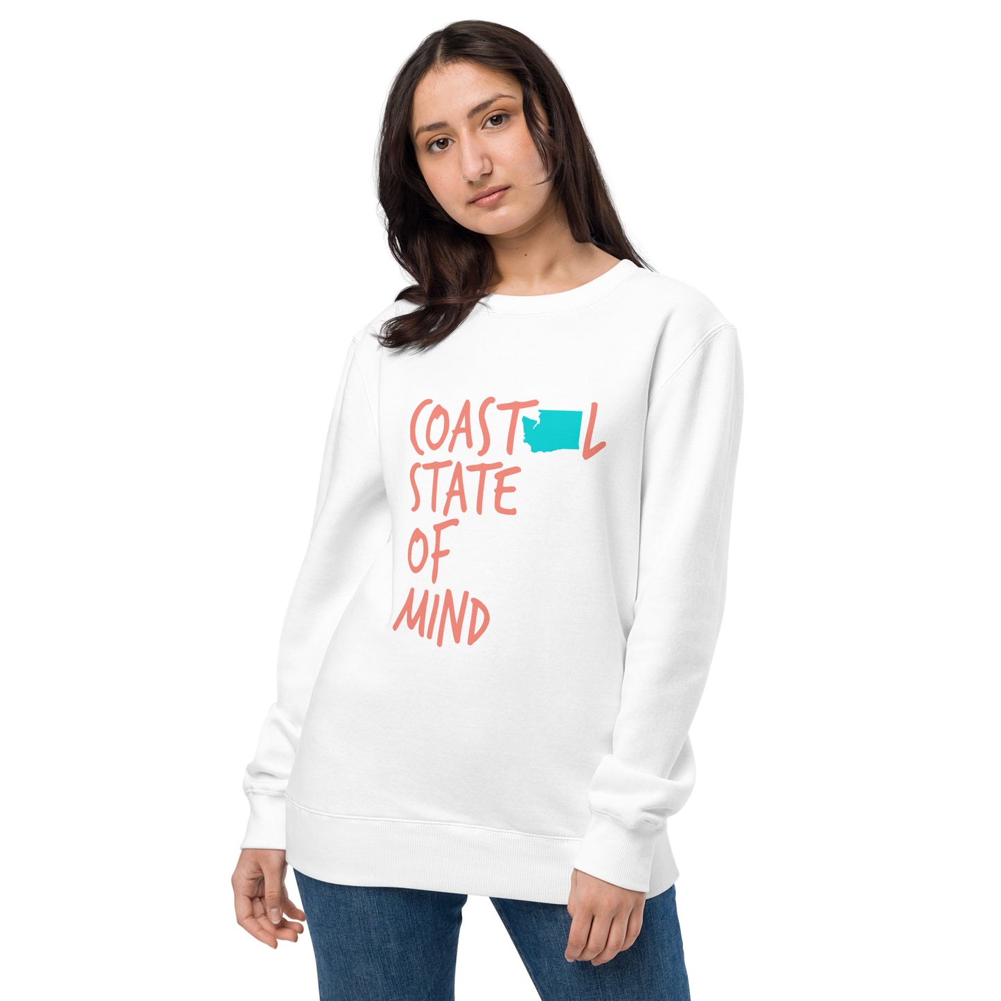 Coastal State of Mind Washington™ Fashion Sweatshirt