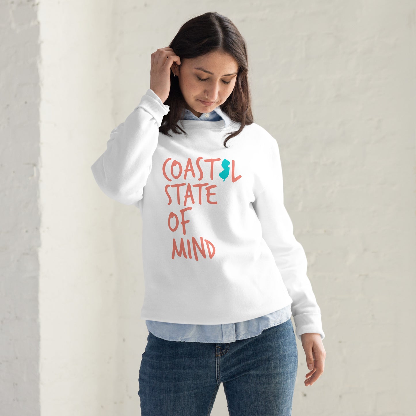 Coastal State of Mind New Jersey™ Fashion Sweatshirt