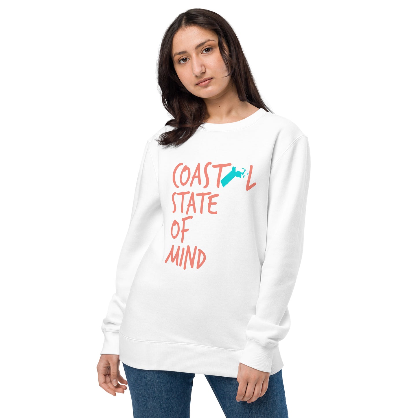 Coastal State of Mind Massachusetts™ Fashion Sweatshirt
