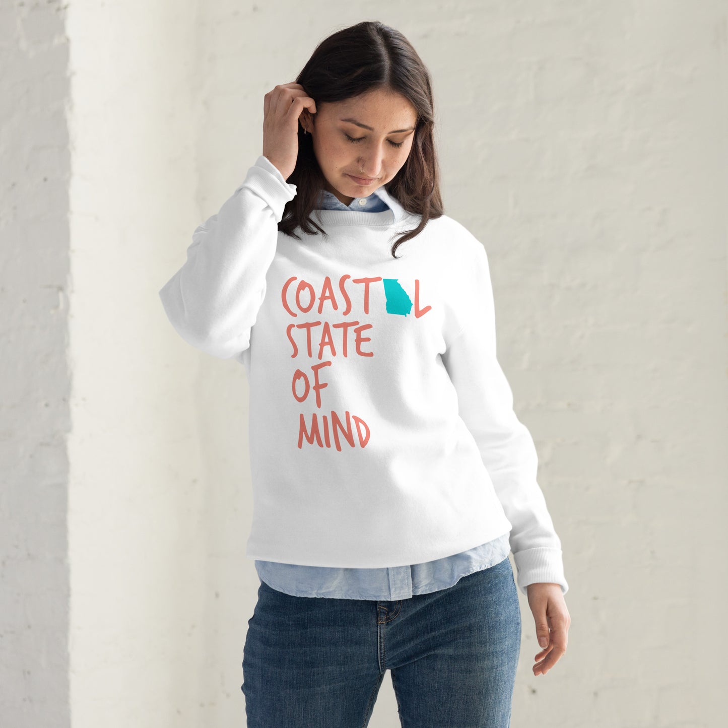 Coastal State of Mind Georgia™ Fashion Sweatshirt