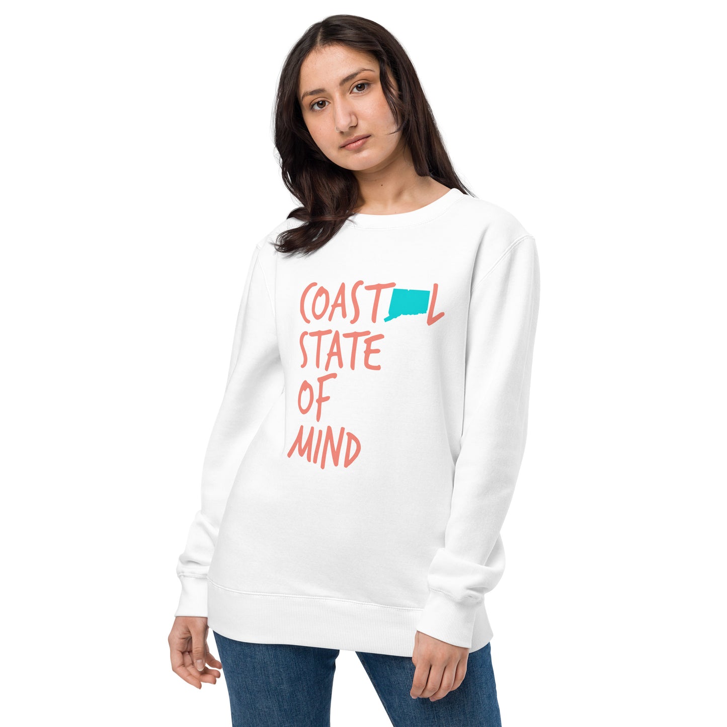 Coastal State of Mind Connecticut™ Fashion Sweatshirt