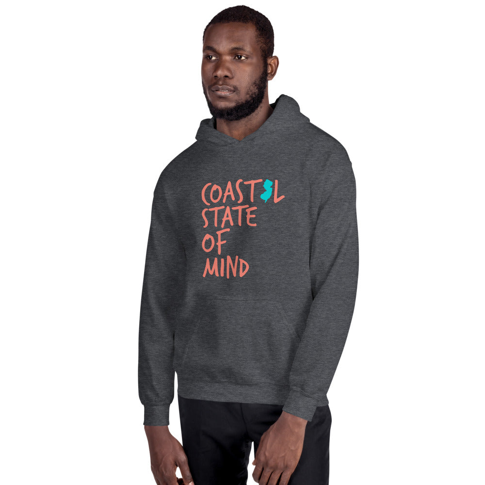 Coastal State of Mind™ New Jersey Beach & Bonfire Unisex Hoodie