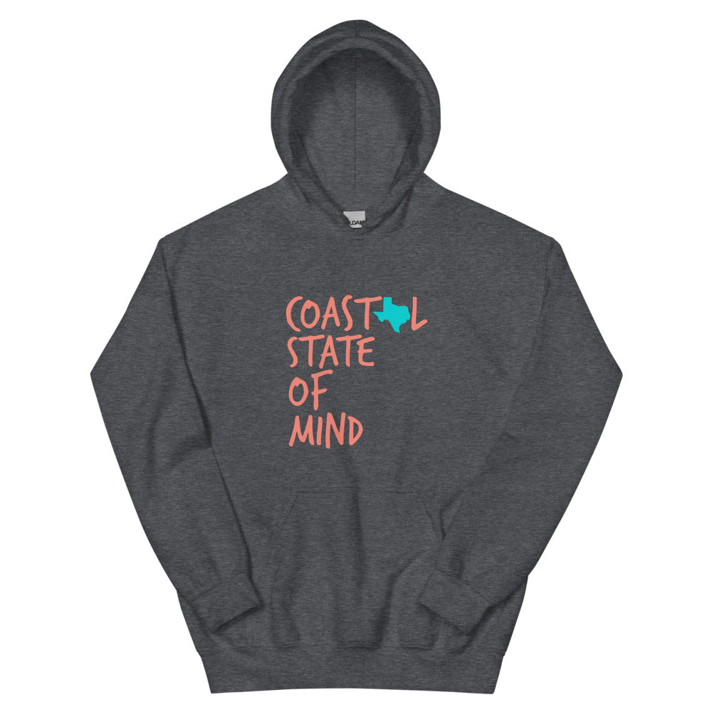 Coastal State of Mind™ Texas Beach & Bonfire Unisex Hoodie