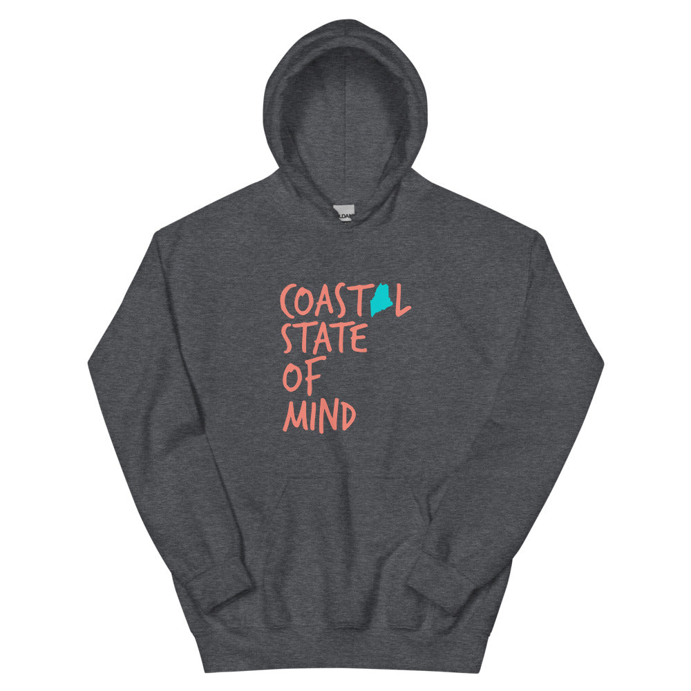 Coastal State of Mind™ Maine Beach & Bonfire Unisex Hoodie
