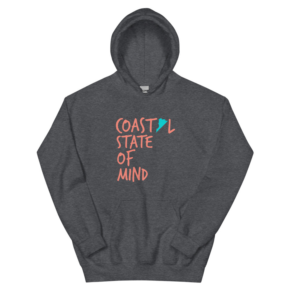 Coastal State of Mind™ Virginia Beach & Bonfire Unisex Hoodie