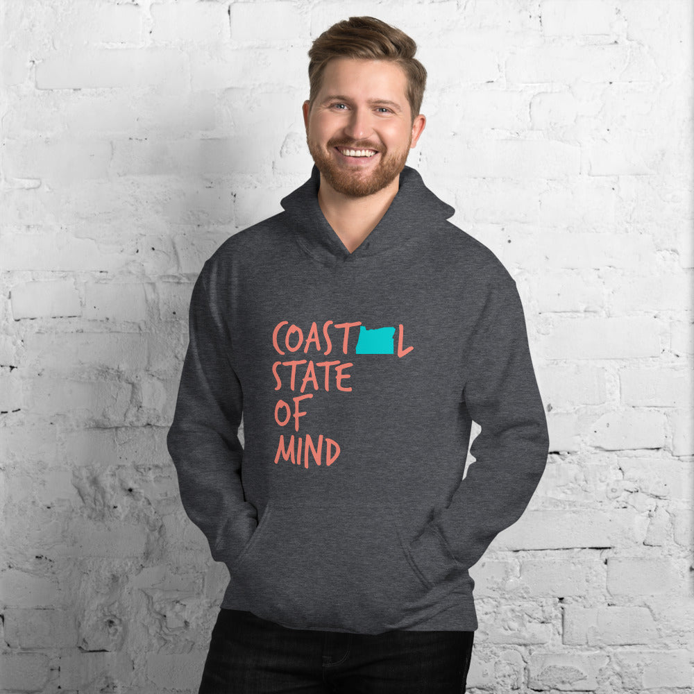 Coastal State of Mind™ Oregon Beach & Bonfire Unisex Hoodie