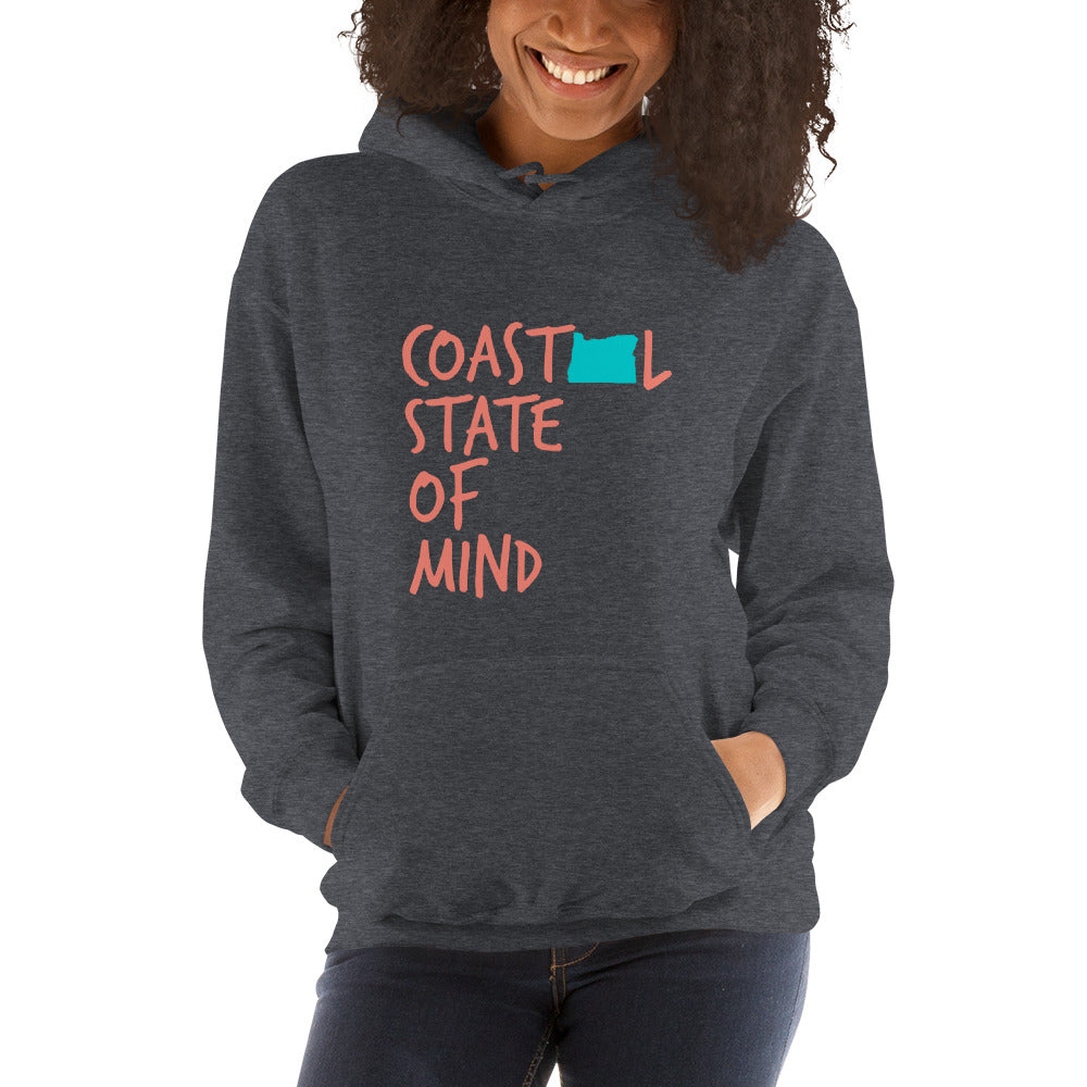 Coastal State of Mind™ Oregon Beach & Bonfire Unisex Hoodie