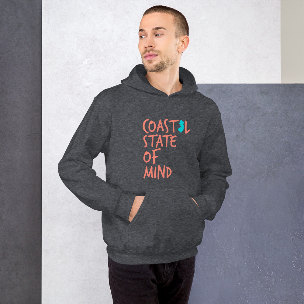 Coastal State of Mind™ New Jersey Beach & Bonfire Unisex Hoodie