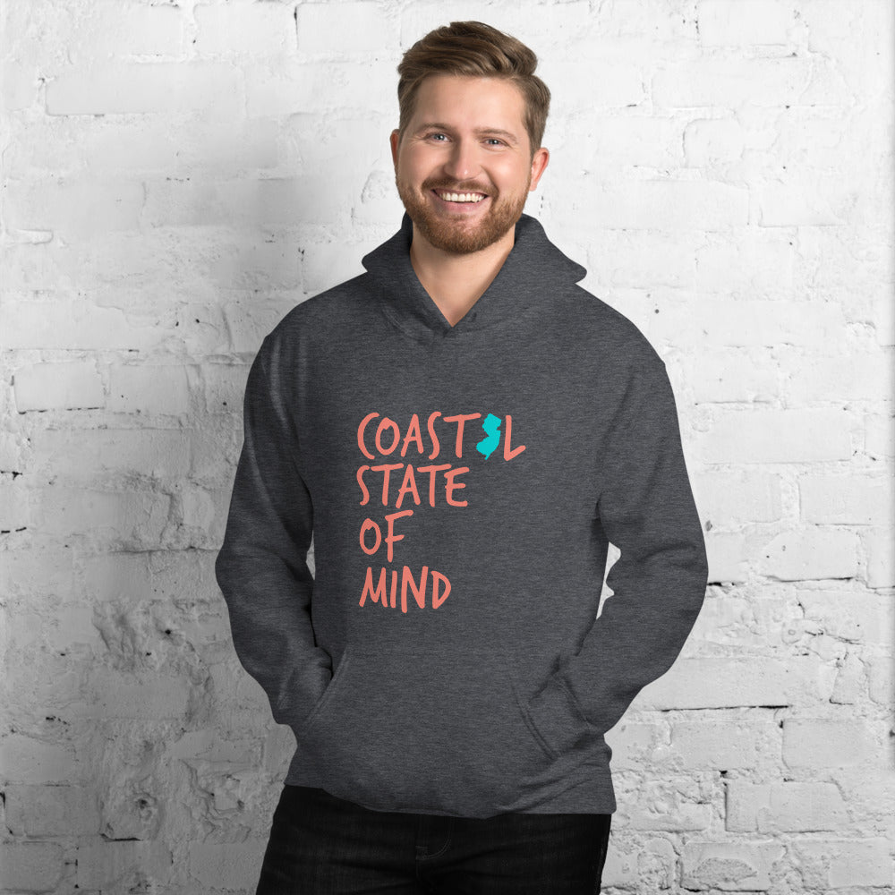 Coastal State of Mind™ New Jersey Beach & Bonfire Unisex Hoodie