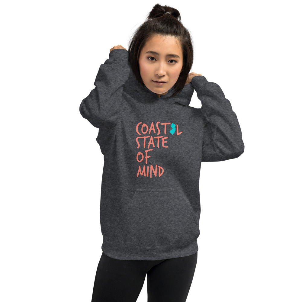 Coastal State of Mind™ New Jersey Beach & Bonfire Unisex Hoodie